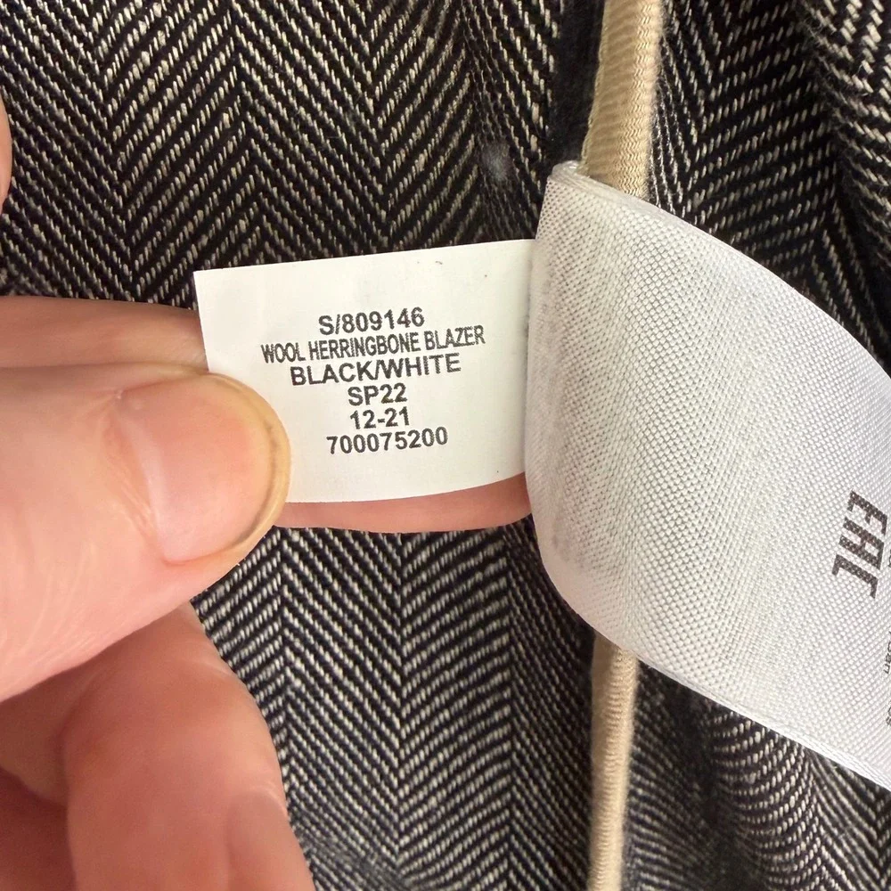 Banana Republic Blazer 38R Slim Lanificio F.Lli Balli Linen Wool Unstructured